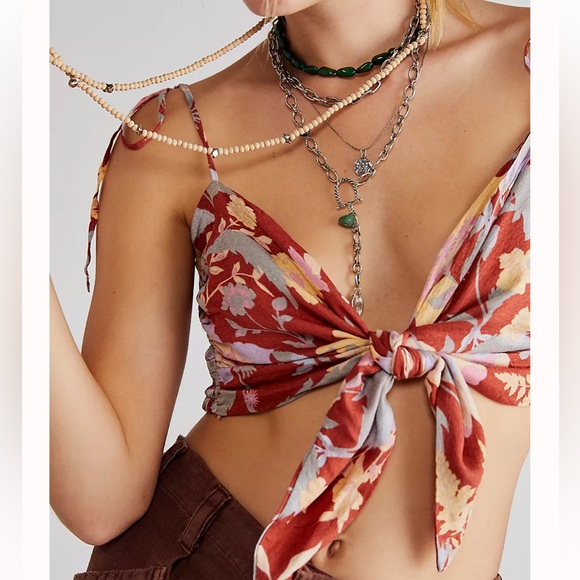 Free People Tops - Free People Ava Reversible Tie Micro Top